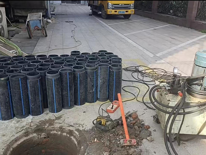 龙湾镇PE置换管厂家 DN315置换管 非开挖管短管置换